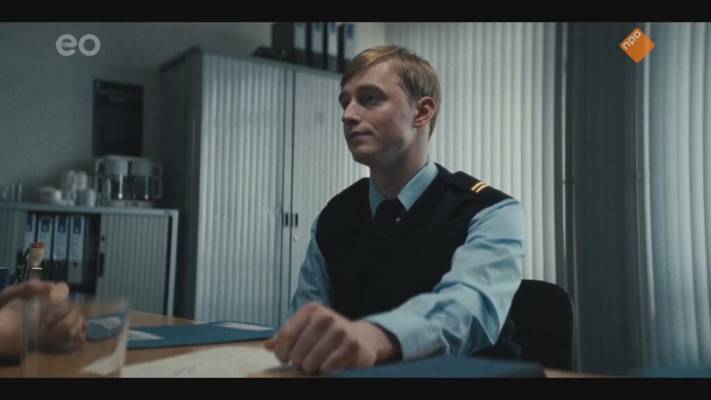 Een foto als Twentse politieagent