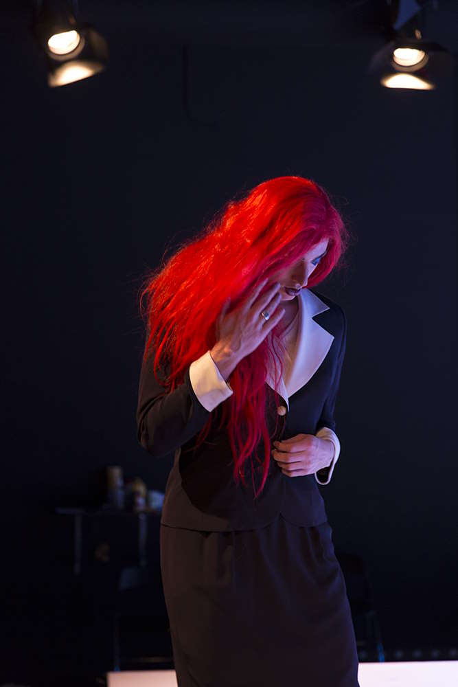 Een voorstelling van mij als Daisy Detroit in drag