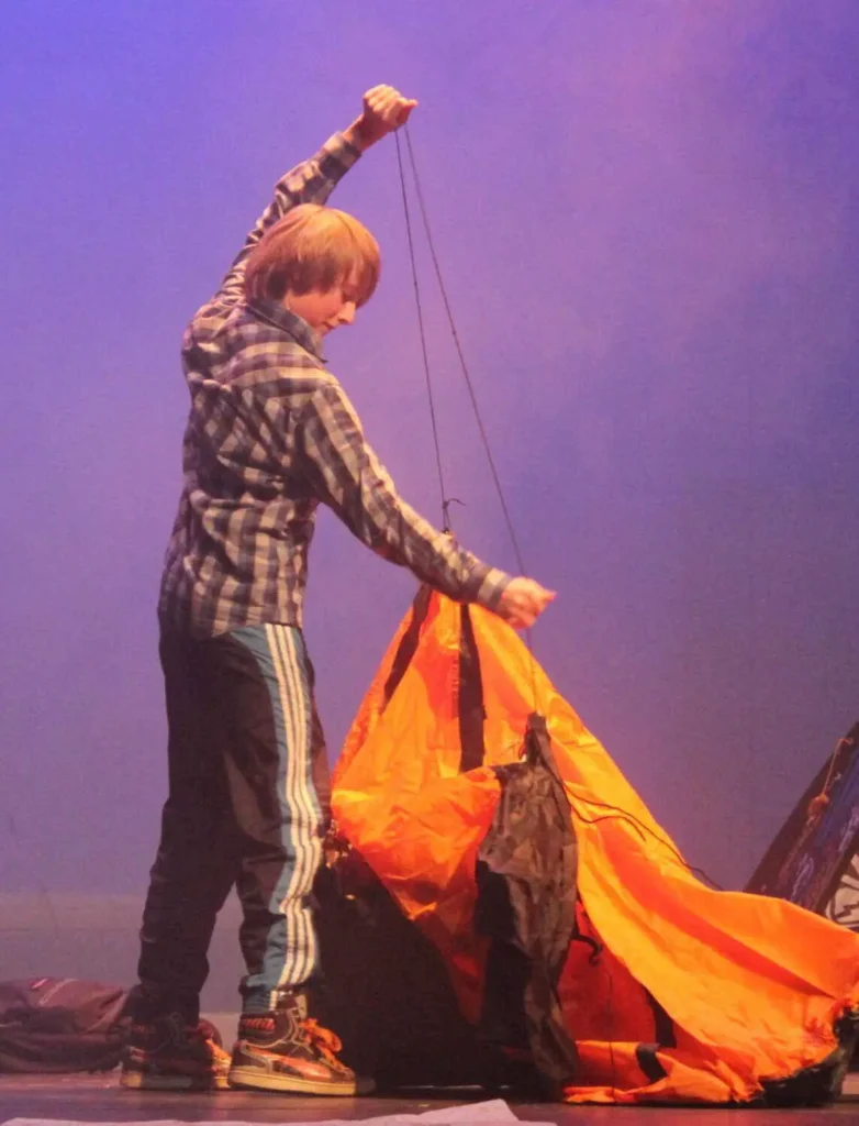 foto van jonge acterende Wietse